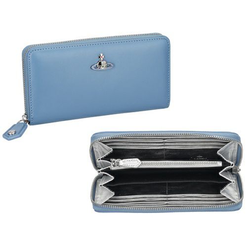 ヴィヴィアンウエストウッド 長財布 レディース ブルー Vivienne Westwood 5104007DU K402