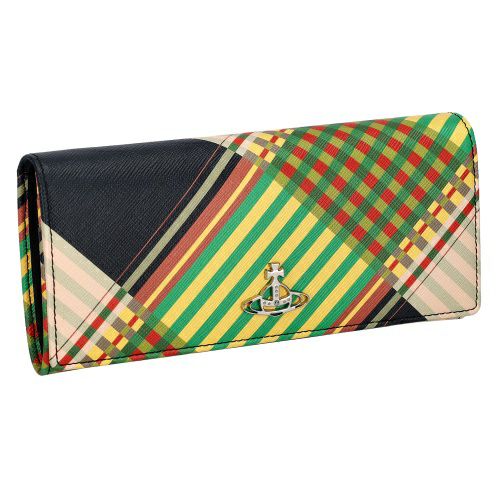 ヴィヴィアンウエストウッド 長財布 レディース マルチカラー Vivienne Westwood 51120005U O102 COMBAT TARTAN