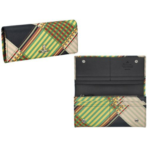ヴィヴィアンウエストウッド 長財布 レディース マルチカラー Vivienne Westwood 51120005U O102 COMBAT TARTAN