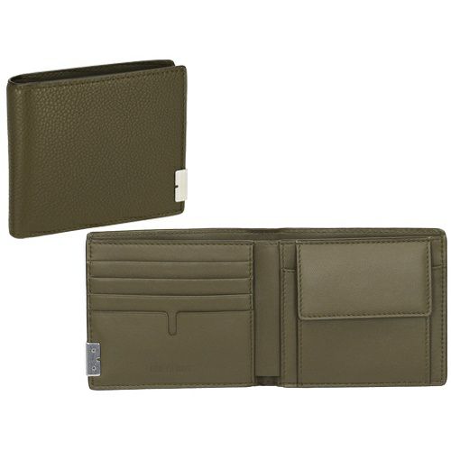 バーバリー 二つ折り財布 メンズ カーキグリーン BURBERRY