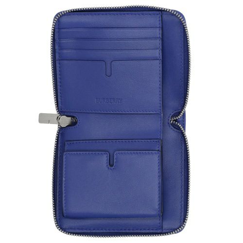 バーバリー 二つ折り財布 メンズ レディース ブルー BURBERRY 8089608 B7323