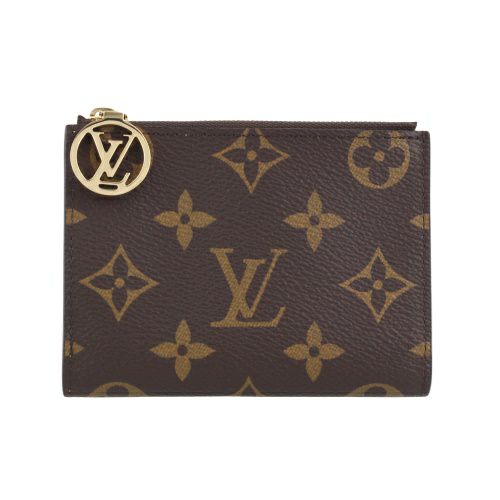 ルイヴィトン 二つ折り財布 レディース モノグラム ポルトフォイユ・リサ ブラウン LOUIS VUITTON M83649 ジョーヌ ドール