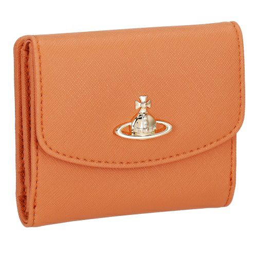 ヴィヴィアンウエストウッド 二つ折り財布 レディース オレンジ Vivienne Westwood 51150028U F401 ORANGE