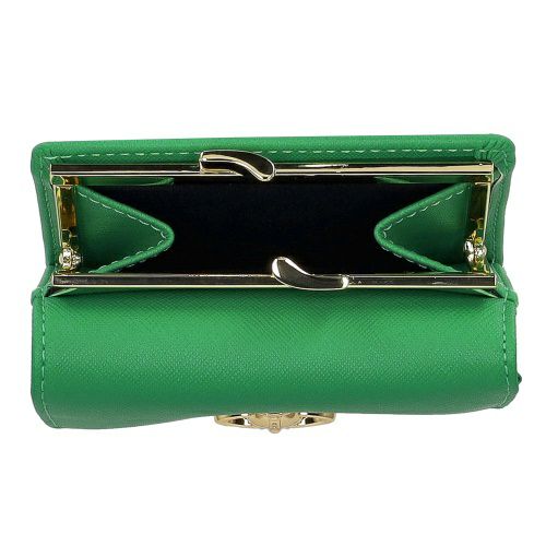 ヴィヴィアンウエストウッド 三つ折り財布 レディース グリーン Vivienne Westwood 51150027U M401 BRIGHT GREEN
