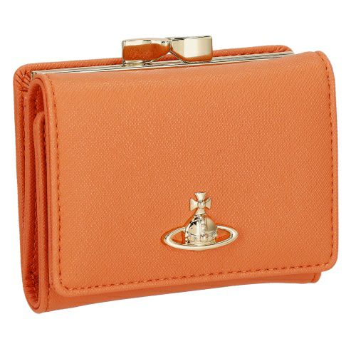 ヴィヴィアンウエストウッド 三つ折り財布 レディース オレンジ  