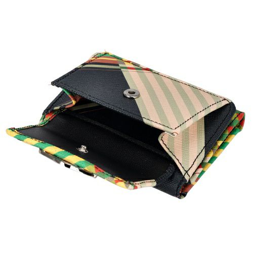 ヴィヴィアンウエストウッド 三つ折り財布 レディース マルチカラー Vivienne Westwood 52010013U O102 COMBAT TARTAN