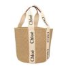 クロエ トートバッグ レディース ウッディ WOODY LARGE BASKET ベージュ CHLOE CHC22SS380 G55 101 WHITE