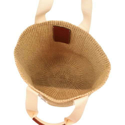 クロエ トートバッグ レディース ウッディ WOODY LARGE BASKET ベージュ CHLOE CHC22SS380 G55 101 WHITE