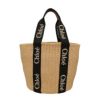 クロエ トートバッグ レディース ウッディ WOODY LARGE BASKET ブラウン CHLOE CHC23AS380 L18 915 BLACK BEIGE 1