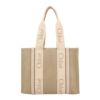 クロエ トートバッグ レディース ウッディ WOODY MEDIUM TOTE ブラウン CHLOE CHC23AS383 L17 084 WILD GREY