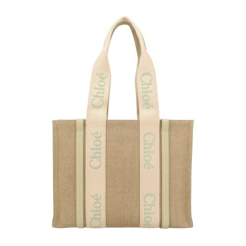 クロエ トートバッグ レディース ウッディ WOODY MEDIUM TOTE ブラウン 