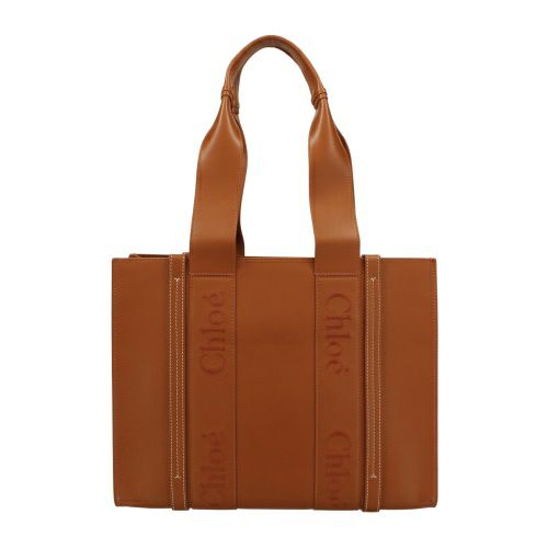 クロエ トートバッグ レディース ウッディ WOODY MEDIUM TOTE ブラウン 