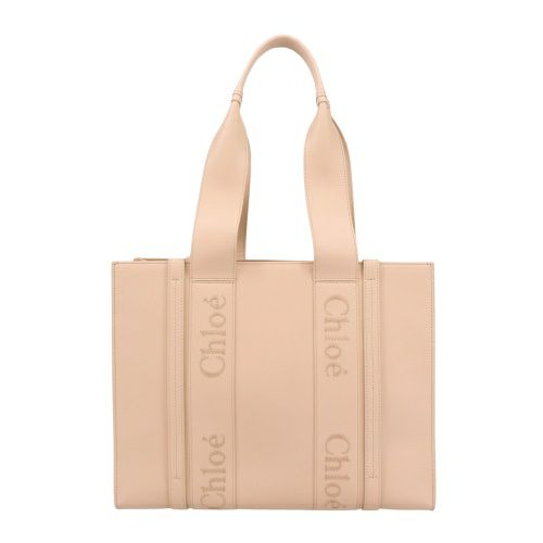 クロエ トートバッグ レディース ウッディ WOODY MEDIUM TOTE ピンク 