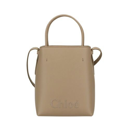 クロエ ショルダーバッグ レディース マイクロ クロエ センス Chloe Sense Micro Tote Bag ブラウン CHLOE  CHC23UP873 I10 23W MOTTY GREY | GINZA LoveLove（ラブラブ）