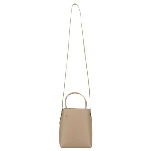 クロエ ショルダーバッグ レディース マイクロ クロエ センス Chloe Sense Micro Tote Bag ブラウン CHLOE CHC23UP873 I10 23W MOTTY GREY