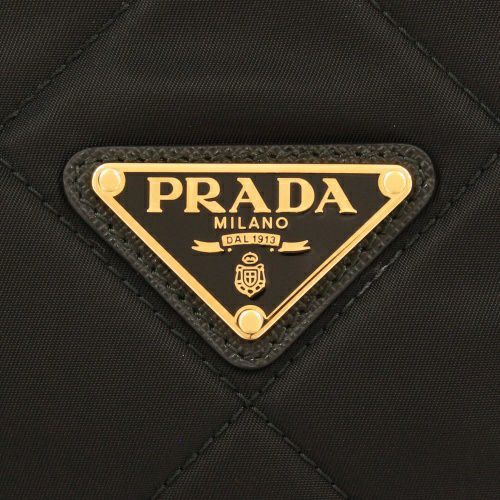 プラダ ショルダーバッグ レディース TESSUTO IMPUNTURATO ブラック PRADA 1BG529 V COO 2AOS F0002 NERO