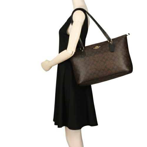 コーチ アウトレット トートバッグ レディース シグネチャー ブラウン COACH OUTLET CH504 IMAA8 ブラウン ブラック