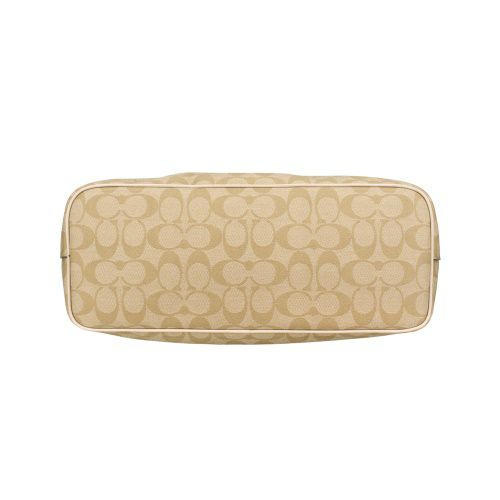 コーチ アウトレット トートバッグ レディース シグネチャー ベージュ COACH OUTLET CH504 IMDQC ライトカーキ チョーク