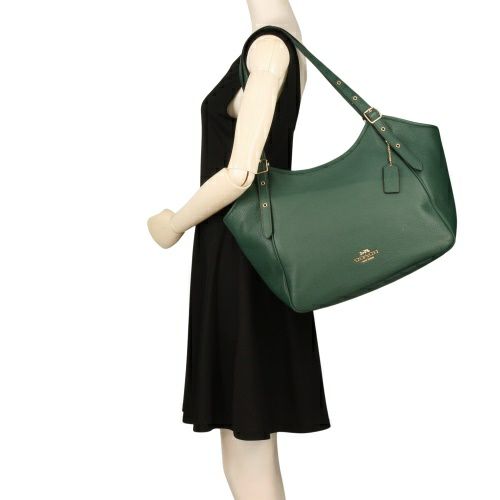 s1622 極美品 COACH コーチ グリーン トートバッグ 緑 CJ844