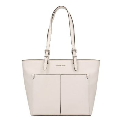 マイケルコース トートバッグ レディース ミディアム ダブル ポケット ホワイト MICHAEL KORS 35H3STVT6B OPTIC  WHITE | GINZA LoveLove（ラブラブ）