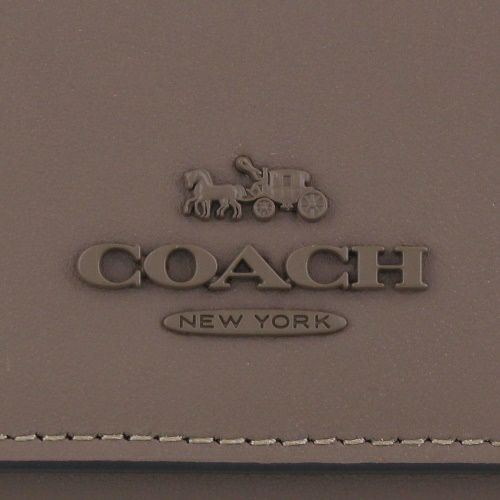 コーチ アウトレット 三つ折り財布 レディース マイクロ ウォレット ブラウン COACH OUTLET CP260 IMV2R ダークストーン