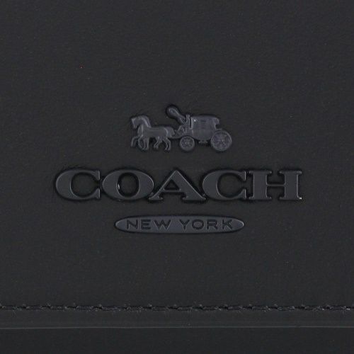 コーチ アウトレット 三つ折り財布 レディース マイクロ ウォレット ブラック COACH OUTLET CP260 JIBLK
