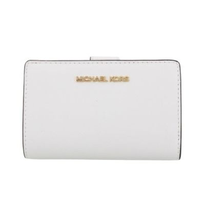 マイケルコース 二つ折り財布 レディース ジェット セット トラベル ホワイト MICHAEL KORS 35F7GTVF2L OPTIC WHITE