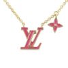 ルイヴィトン ネックレス レディース ネックレス・LV アイコニック エナメル ピンク LOUIS VUITTON M01094 フューシャ エナメル