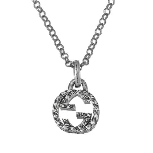 グッチ ネックレス レディース インターロッキングG シルバー GUCCI 