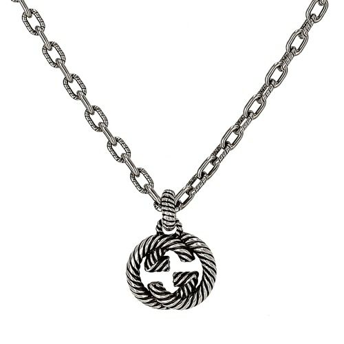 グッチ ネックレス レディース インターロッキングG シルバー GUCCI 604155 J8400 0811