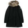 モンクレール ダウンコート レディース MONTICOLE GIUBBOTTO ブラック MONCLER 49934 25 57136 999 BLACK 1サイズ