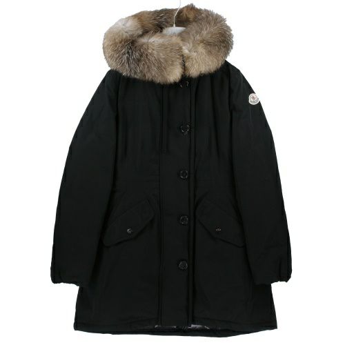 希少サイズ モンクレール taleve うつす 5 ブラック レザー moncler 
