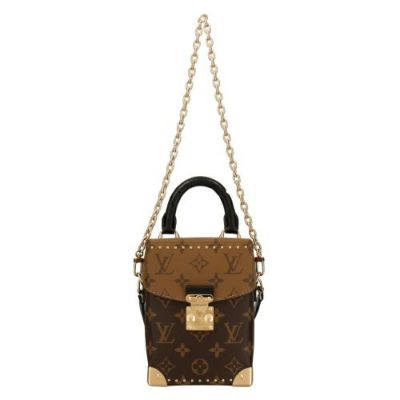 ルイヴィトン ショルダーバッグ レディース モノグラム リバース カメラボックス ブラウン LOUIS VUITTON M82465