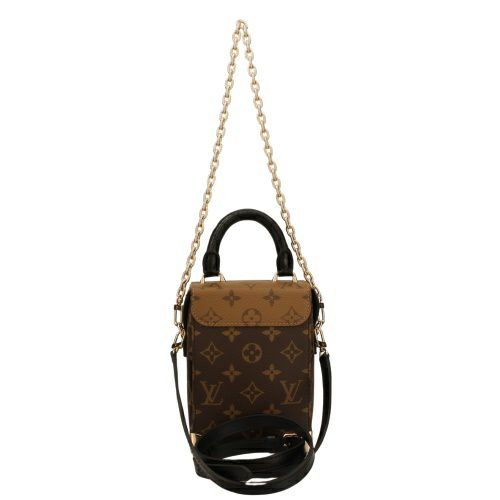 ルイヴィトン ショルダーバッグ レディース モノグラム リバース カメラボックス ブラウン LOUIS VUITTON M82465