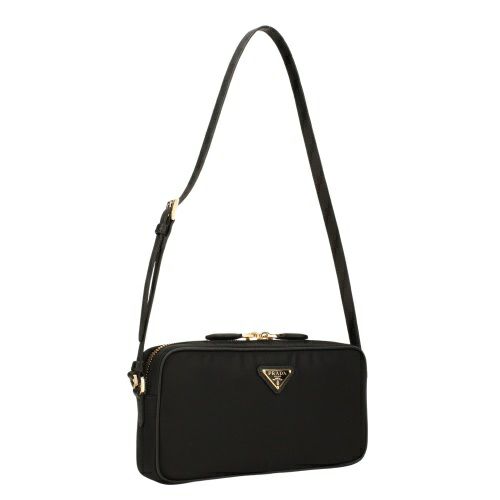 プラダ ショルダーバッグ レディース TESSUTO SAFFIANO ブラック PRADA  