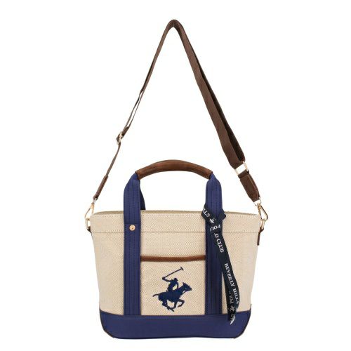 ビバリーヒルズポロクラブ トートバッグ レディース ネイビー BEVERLY HILLS POLO CLUB BH3006N NV NV BR