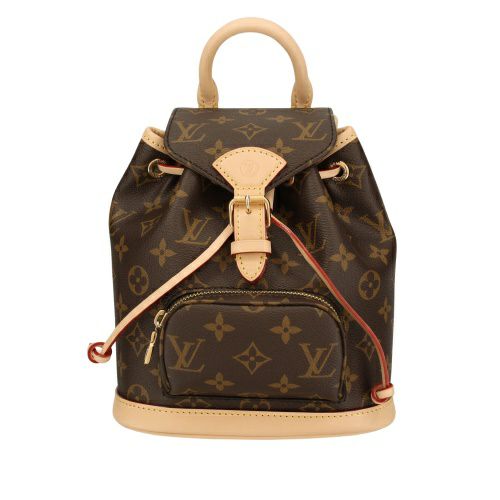 ルイヴィトン バックパック リュックサック モノグラム モンスリ MINI ブラウン LOUIS VUITTON M11199 | GINZA  LoveLove（ラブラブ）