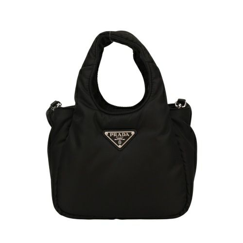 プラダ ハンドバッグ レディース TESSUTO SOFT ブラック PRADA 1BA359  