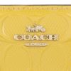 コーチ アウトレット 二つ折り財布 レディース シグネチャー イエロー COACH OUTLET CT982 IMGLD ゴールド