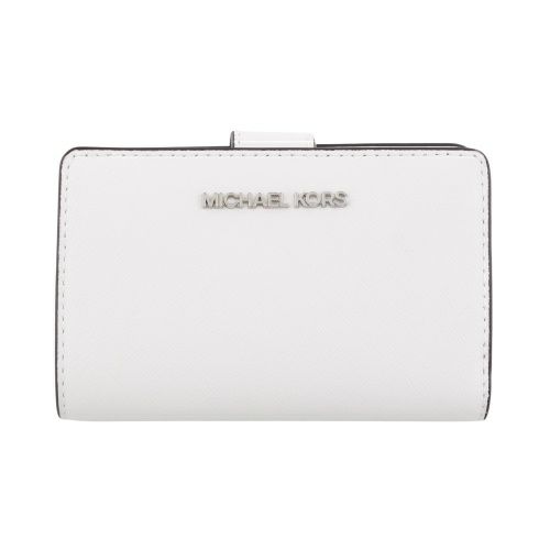 マイケルコース 二つ折り財布 レディース ジェット セット トラベル ホワイト MICHAEL KORS 35R4STVF6L OPTIC WHITE