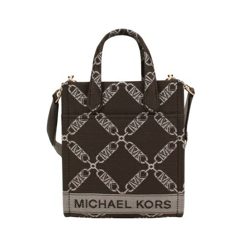 マイケルコース ショルダーバッグ レディース Gigi Extra Small Empire Logo Jacquard ブラウン MICHAEL KORS 32F3G3GC0J 240 CHOCMULTI