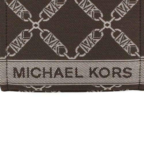 マイケルコース ショルダーバッグ レディース Gigi Extra Small Empire Logo Jacquard ブラウン MICHAEL KORS 32F3G3GC0J 240 CHOCMULTI