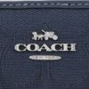 コーチ アウトレット 二つ折り財布 レディース シグネチャー イビー COACH OUTLET CU401 SVPM1 デニム ダークデニム