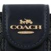 コーチ アウトレット 二つ折り財布 レディース シグネチャー ネイビー COACH OUTLET CU987 IMX1X ミッドナイトネイビー