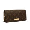 ルイヴィトン ショルダーバッグ レディース モノグラム ウォレット オン チェーン･リリー ブラウン LOUIS VUITTON M82509