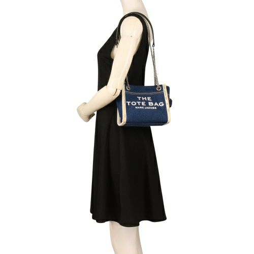 マークジェイコブス ショルダーバッグ レディース デニム ブルー Marc  