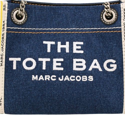 マークジェイコブス ショルダーバッグ レディース デニム ブルー Marc 