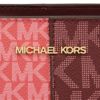 マイケルコース ショルダーバッグ レディース ジェットセット ツートン ロゴ レッド MICHAEL KORS 35F4GTVC1V OXBLOOD MLTI