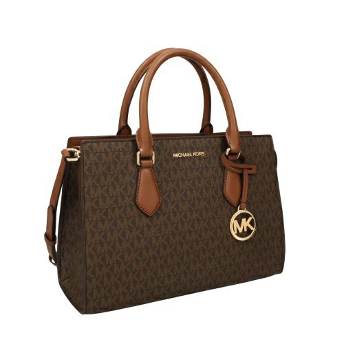 マイケルコース ショルダーバッグ レディース シーラ ミディアム ロゴ サッチェル ブラウン MICHAEL KORS 35S3G6HS2B  BROWN | GINZA LoveLove（ラブラブ）