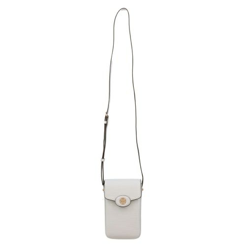 トリーバーチ ショルダーバッグ スマートフォンケース レディース ロビンソン ホワイト TORY BURCH 158824 400 ICE BLUE